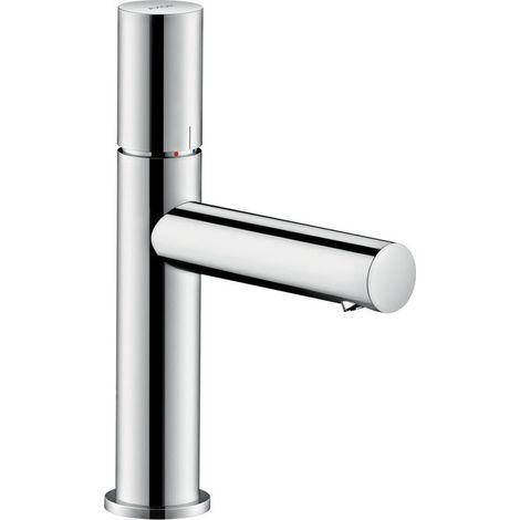 mitigeur lavabo 110, poignée zéro, bonde à écoulement libre laiton poli