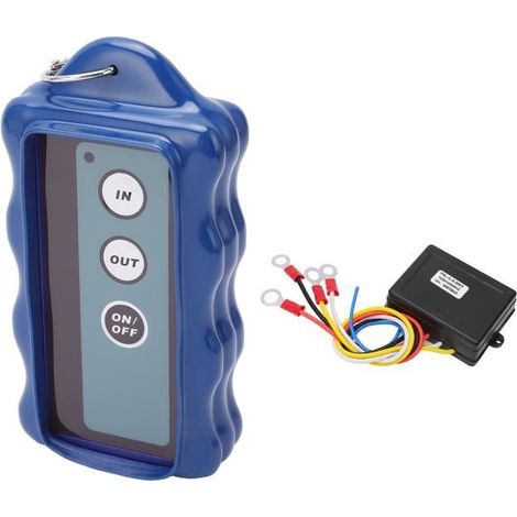 TMISHION Télécommande de treuil Contrôleur de treuil électrique à télécommande universelle sans fil avec récepteur 434MHZ (1/4)