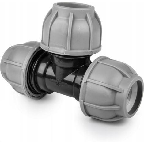 Raccordo a T per tubi in PE 32 / 25 / 32 mm PN10 bradas 6912 (1/5)