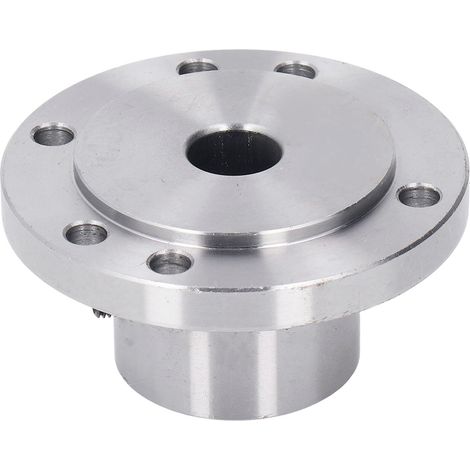 Verschleißfeste Planscheibe aus hochmanganhaltigem Stahl für Drehmaschinen, Planscheibe mit 6-Loch-Aufnahme für K11 80, 22 mm / 0,9 Zoll (1/5)