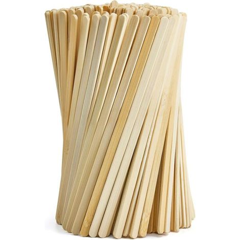 Lot de 100 touillettes en bois pour mélanger le café, le café, le thé, le lait, le jus de fruits, le café, le thé, le lait, le jus (1/5)