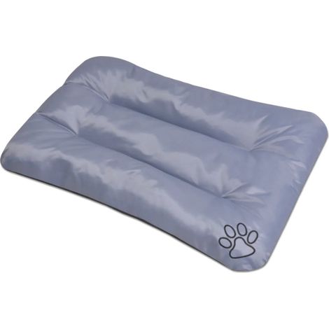 Colchón para perro tamaño L gris vidaXL