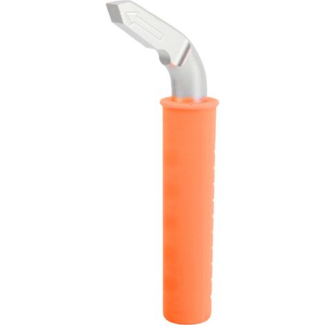 Soporte para manija de puerta de aleación de aluminio, apto para todos los modelos de automóviles, con una capacidad de carga de 450 libras, color naranja.