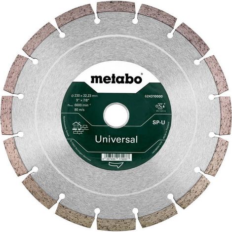 Disco diamantato Promotion 230x22,23 mm Metabo 624310000 Ø 230 mm,23 mm (1/2)