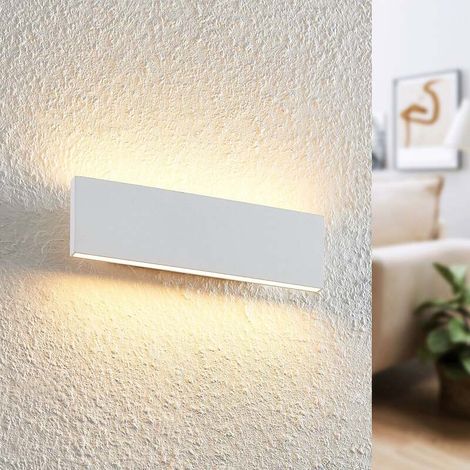 [GEBRAUCHT] B-Ware Lindby Wandleuchte Ignazia LED Lampe dimmbar warmweiß Metall 28cm weiß 1500lm (1/2)