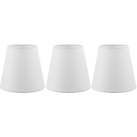 RHG Abat-jour en tissu de Style européen moderne, 3 pièces, abat-jour à clipser E14 pour lustre à bougie (1/5)