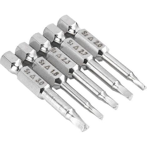 PCS 1,8 m S2 Stahl-Dreieckskopf-Magnetschraubendreher-Set