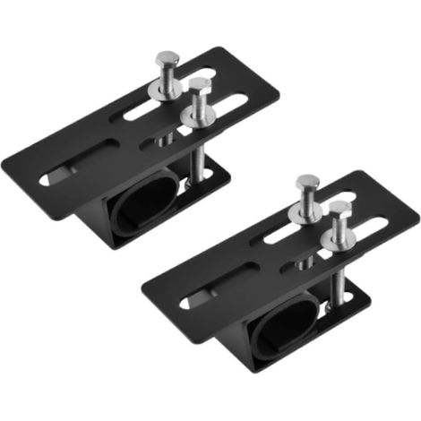 Lot de 2 supports de phares pour barres de toit de voiture, accessoire robuste et facile à installer. (1/5)