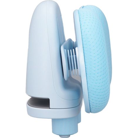 Correcteur de posture en coton perlé, 5 réglages de hauteur, installation facile, double support pectoral, pour bureaux d'enfants et d'étudiants, bleu. (1/5)
