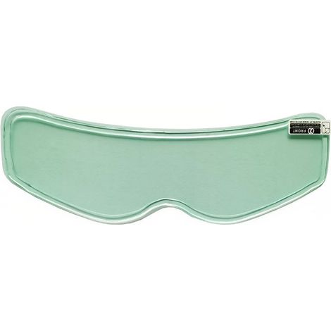 Film antibuée pour casque de moto, film transparent haute définition pour lentilles, compatible avec les casques jet et intégraux, universel pour motos et scooters Lot de 10 (1/5)