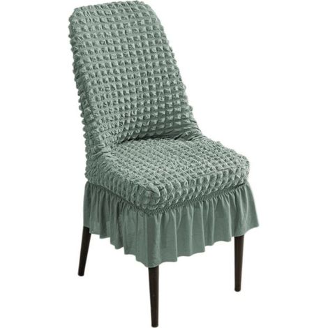 Housse de chaise Housse chaise extensible à motifs bulles Intégrale lavable sans décoloration ni déformation Idéale habiller chaise (1/4)