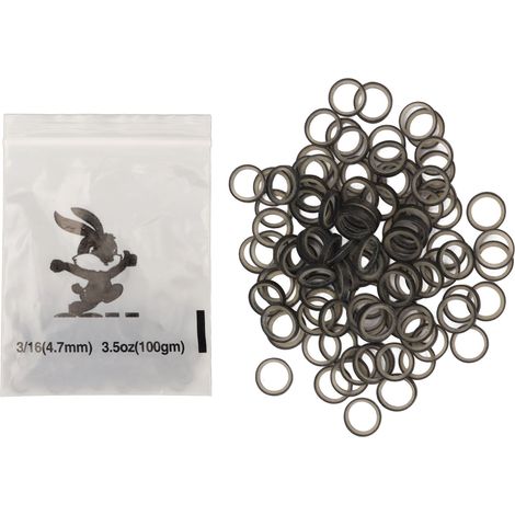 500 pcs élastiques orthodontiques noirs, légers 4,7 mm 3,5 oz, bandes de traction dentaire (1/5)