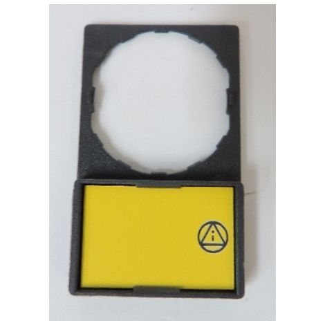 Porte-étiquette plat 30x50mm etiq jaune SCHNEIDER ELECTRIC ZBY6140