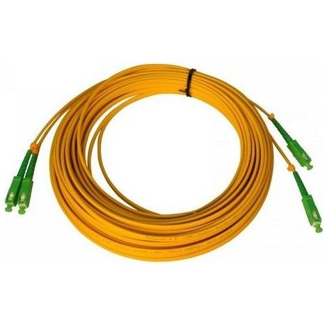 LSFH Dca SC/APC Cordon double patch FO pré-raccordé 25m