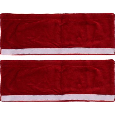 2 housses antistatiques pour poignées de réfrigérateur, manchons doux et anti-poussière, couleur bordeaux, pour cuisine et salle à manger (1/5)