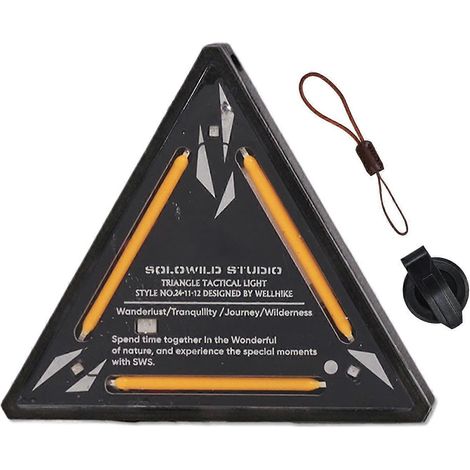 Petite lampe de camping rechargeable à LED à intensité variable, lampe d'avertissement extérieure avec clip magnétique pour chapeau et cordon Sws (1/5)