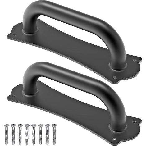Poignées de Porte Coulissante, 20cm Poignee de Porte Interieur pour Porte de Grange 2pcs PoignéE de Porte pour Portail en Bois/Garage/Porte D'EntréE/Salle Bain/Armoire/Tiroir/Placard (1/5)