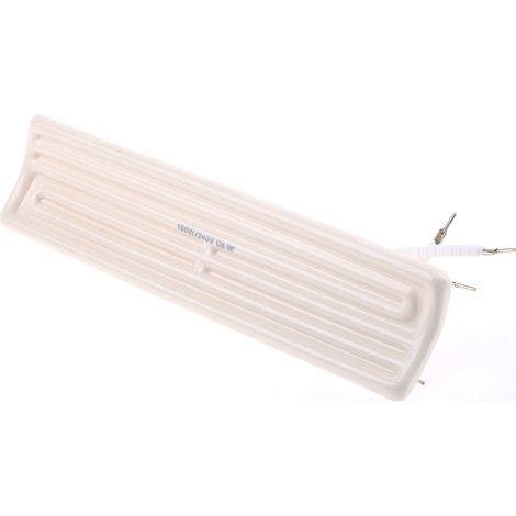 Élément de chauffage en céramique RS PRO, 245mm, 150 W, 230 V c.a. ( Prix pour 1 ) (1/2)