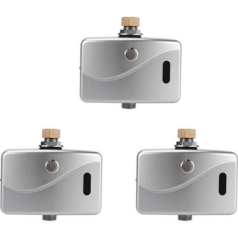 Automatisches elektrisches Urinalspülventil mit 3 Funktionen, Sensor und manueller Bedienung, 2 Funktionen, Aufputzmontage, DC6V, Urinspülung (1/5)