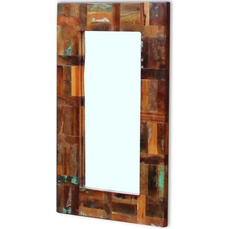 Maison Exclusive - Specchio in Legno Massello di Recupero 80x50 cm (1/5)