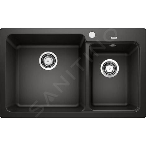 Blanco Naya 8 - Évier en silgranit, 815x500 mm, noir 525944 (1/4)