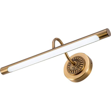 Salle de Bains Vanity Light Antique Maquillage Lumière Murale Applique Murale LED Moderne Vanity lumières au-Dessus de la Lampe Miroir Image Lampe Avant,White Light,55CM