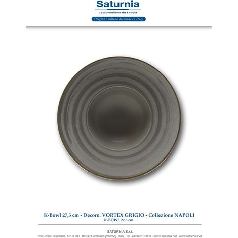 Vortex Gr. Piatto Pasta Kbowl 27,5