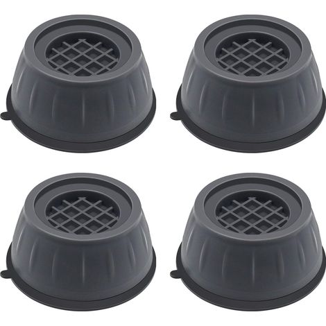 Lot de 4 coussinets antidérapants en caoutchouc pour machine à laver et sèche-linge (1/5)