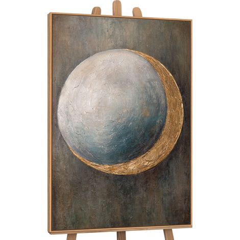 Gemälde Wärme des Universums Rahmen Eichefarben 120x80 cm (1/5)