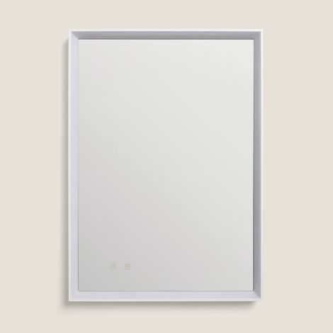 Specchio da Bagno con Luce LED e Antiappannamento 80x60 cm Maia Selezionabile (Caldo-Naturale-Freddo)
