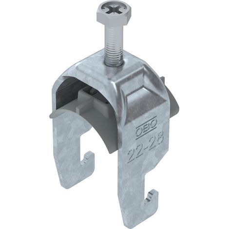 OBO Bettermann Collare a staffa 2056 22-28mm acciaio zincato a fuoco, 1186722