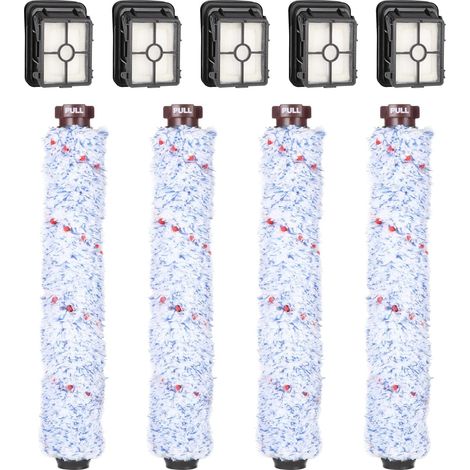 Zubehör für Bissell Crosswave 3-in-1,4 Bürstenwalzen und 5 Ersatzfilter, kompatibel mit den Bissell Staubsaugern der Serien 1785 und 2306 sowie dem Bissell Crosswave Staubsauger 17132. (1/5)