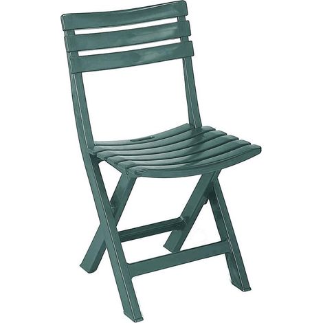 Sedia da Giardino Birreria in Resina Pieghevole Birky Verde 44 x 41 x 78 cm