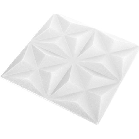 Paneles de pared 48 uds. 50 x 50 cm Origami Espuma XPS vidaXL