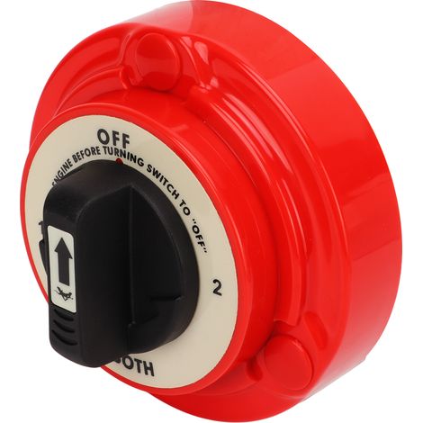 Sélecteur de batterie double DC6-32V 300A, interrupteur marche/arrêt à 4 positions pour bateaux et camping-cars (1/5)