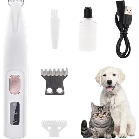 Tierpflegegerät – mit LED-Beleuchtung – wiederaufladbar – wasserdicht – Tierbedarf (1/5)