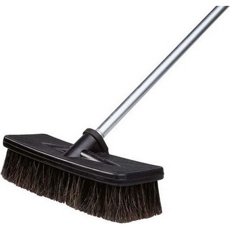 BROSSE DE LAVAGE  MAMMOET  EN CRIN DE CHEVAL AVEC ROBINET