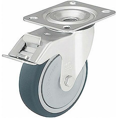 Blickle 294926 LE-PTH 100K-FI Lenkrolle mit Feststeller Rad-Durchmesser: 100 mm Tragfähigkeit (max.) (1/2)
