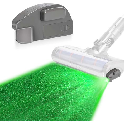 Lampada LED per la visualizzazione della polvere, compatibile con aspirapolvere, che rivela la polvere microscopica e illumina i peli invisibili di animali domestici (cani e gatti). Accessorio univers