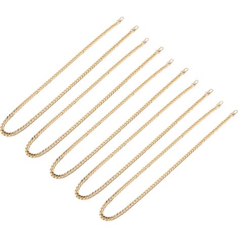 YmL14/12/3x10x14mm 5 pièces 1 mètre chacune à vendre : chaîne de loquet de porte, chaîne de panneau publicitaire, chaîne de sac, chaîne fine de bijoux, or. (1/5)