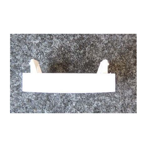 Obturateur et sortie de fil blanc 1 module format 45 pour moulure Logix Planet Wattohm (1/2)