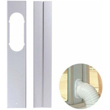 Verstellbare Fensterdichtung für mobile Klimageräte 55–110 cm – Öffnungsbreite 7,5 cm – 2 PVC-Platten für schnelle Montage – Abysse (1/5)