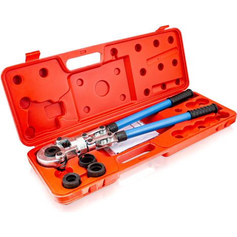 Rohrpresszange Presszange Handpresszange 60kN für Alu Verbundrohr TH-Kontur bis 16-20-26-32mm