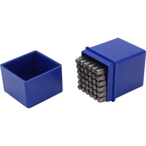 Lot de 36 Poinçons Lettres et Chiffres en Acier au Carbone, Outils de Marquage sur Cuir et Métal pour Bijoux (1/5)