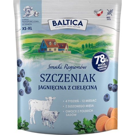 BALTICA FLAVORS OF THE REGIONS Lamb and veal puppy S / L / XL 1kg (1/2)