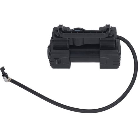 Kabelloser, tragbarer Doppelzylinder-Reifenfüller mit LED-Arbeitsleuchte für Autos, 12 V, 150 PSI (1/5)