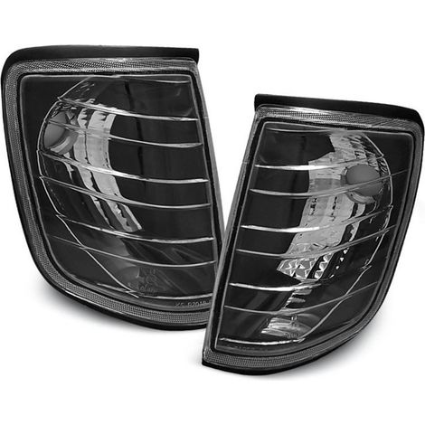 Paire de Clignotant Mercedes classe E W124 1985 a 1995 Noir-27325898