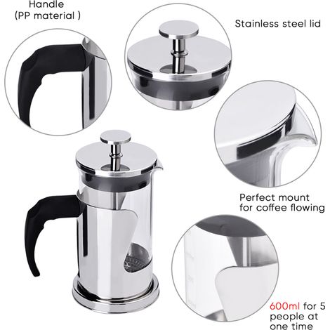 Nouvelle cafetière à piston 350 ml (1/4)