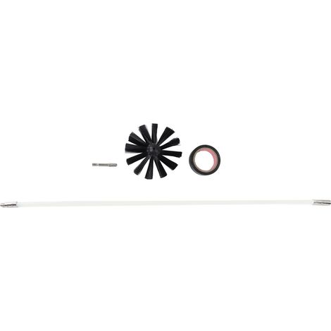 Nettoyeur de conduit flexible 24,6 pouces, brosse pour sèche-linge, lot de 9 pièces, outil d'entretien anti-peluches (1/5)
