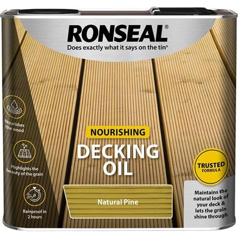 Ronseal Nourishing Decking Oil - 2.5L - Natural Pine